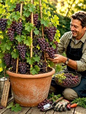 How to Grow Organic Grapes in Pots and Backyard Gardens