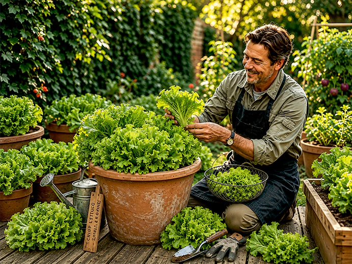 How to Grow Organic Lettuce in Pots and Small Yards