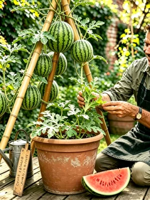 How to Grow Organic Watermelons in Pots and Small Yards