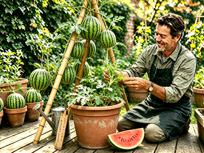 How to Grow Organic Watermelons in Pots and Small Yards
