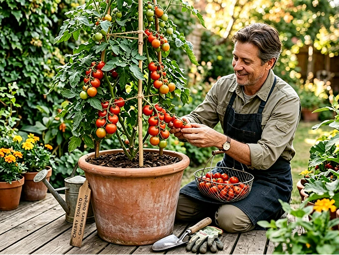 The Lazy Gardener’s Guide to High-Yield Organic Tomatoes in Pots: From Seed to Harvest