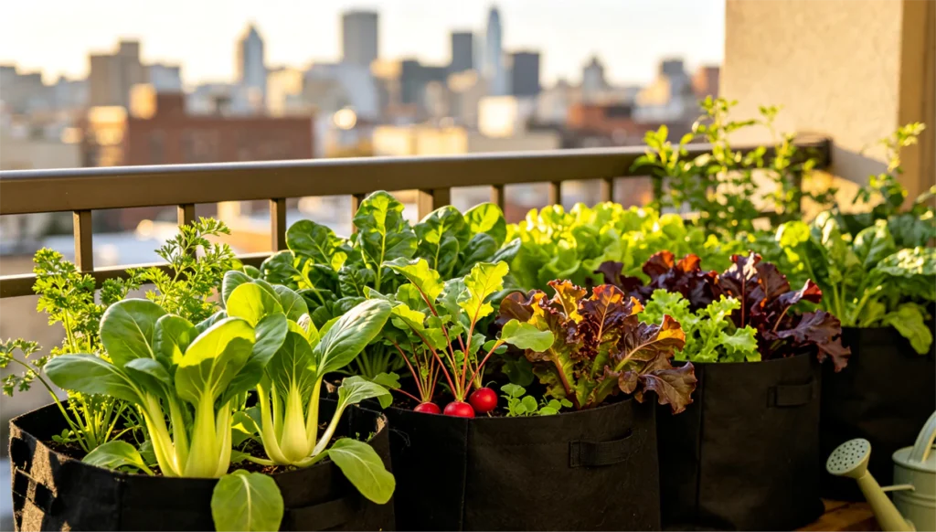 5 Best Leafy Greens for Balcony Gardens: A Beginner's Guide
