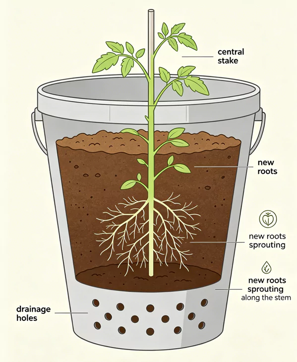How To Grow Tomatoes In 5 Gallon Buckets