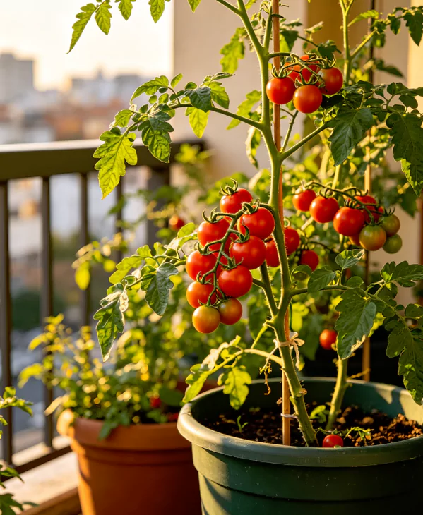 balcony tomato containers