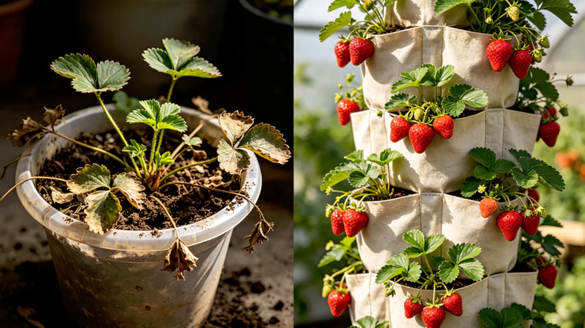 How Many Strawberry Plants Per Container