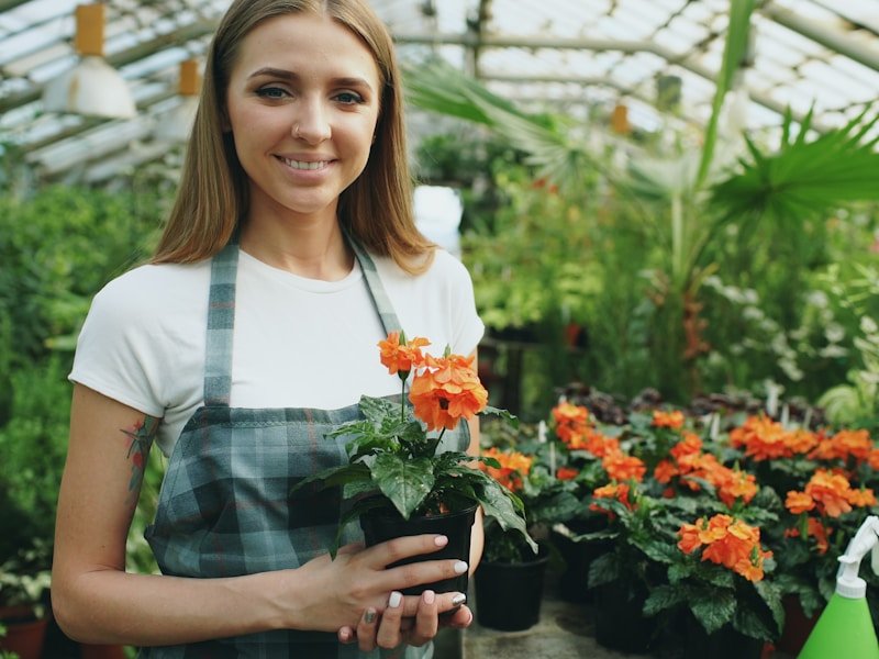 Commercial grower testing plant pairings in a greenhouse